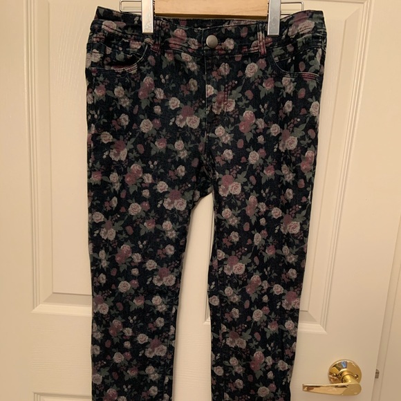 Boom Boom Jeans with flower print - Picture 1 of 7